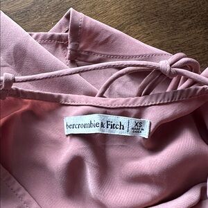Abercrombie & Fitch Blush Pink Midi Dress